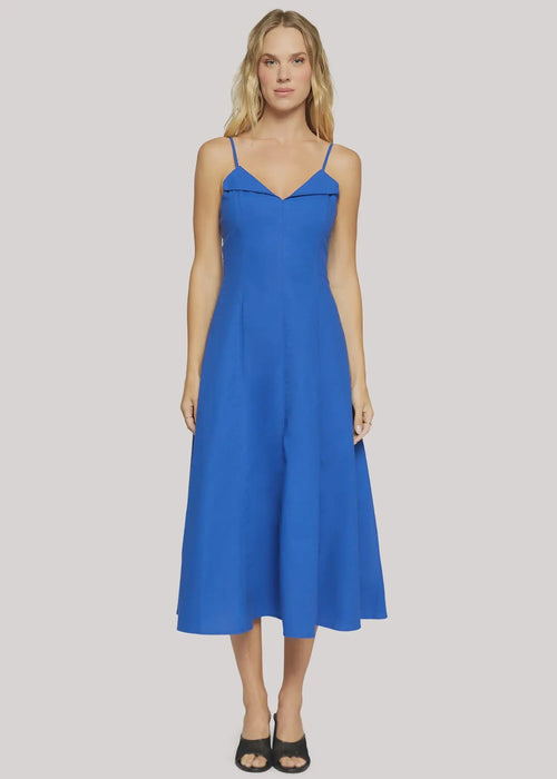 Blue coastal tide midi dress, lost+wander Coastal Tide Midi Dress for elegant styling
