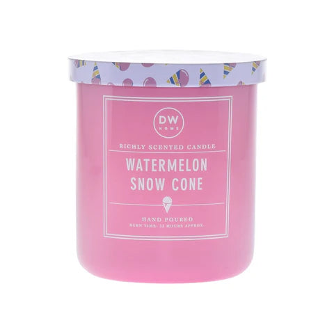 WATERMELON SNOW CONE CANDLE - CANDLES