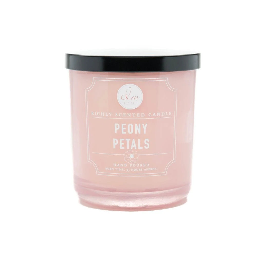 Pink Peony Petals Candle from Daisy Lane, evoking a garden rose aroma
