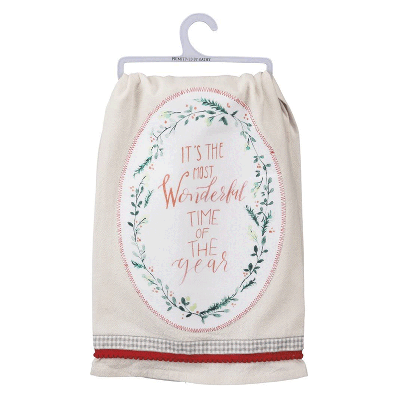 Wonderful Time of the Year Dish Towel - Kitchen & Bar Towels