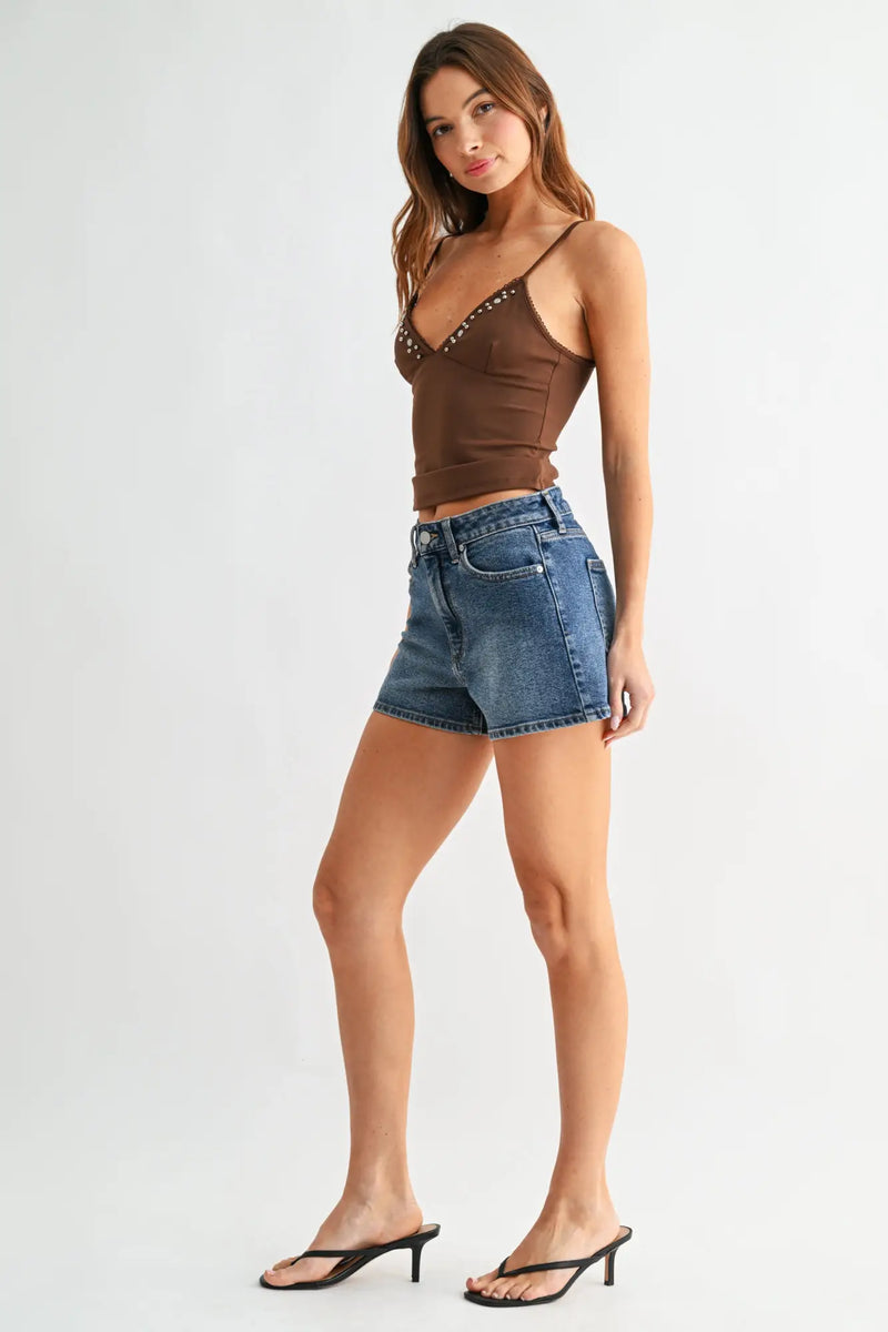 Why low rise denim shorts are making a comeback (and i’m