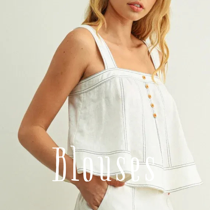 Dark loose-fitting women blouse with short sleeves and v-neck from Trendy Bohemian collection.