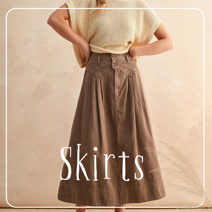 Long flowy tiered maxi skirt in light beige from the Chic Bohemian Maxi Skirts collection
