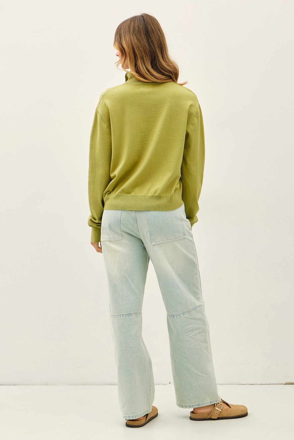 AVEN HIGH NECK VISCOSE CARDIGAN