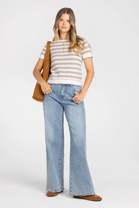 THREAD AND SUPPLY WELLES STRIP SWEATER