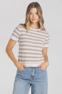 THREAD AND SUPPLY WELLES STRIP SWEATER