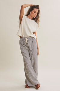 EVERYDAY EDIT RELAXED COTTON SWEATER VEST WITH EXPOSED SEAMS