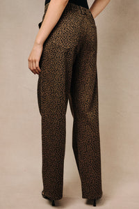 BUTTON FRONT STRAIGHT LEG DENIM JEANS