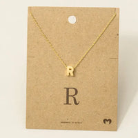 PERSONALIZED DAINTY LETTER INITIAL JEWELRY NECKLACES