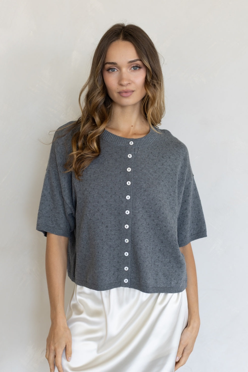RUBY POINTELLE CARDIGAN
