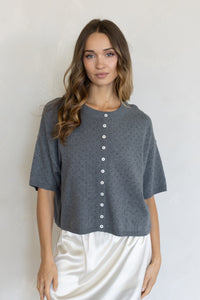 RUBY POINTELLE CARDIGAN