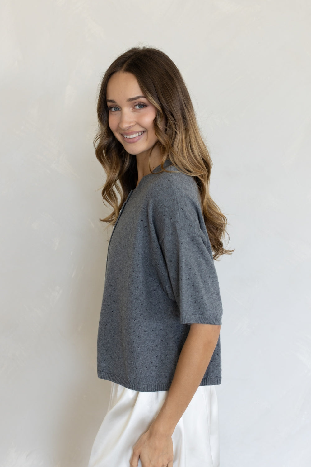 RUBY POINTELLE CARDIGAN