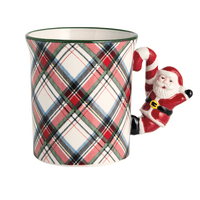 HANDLE TARTAN MUG