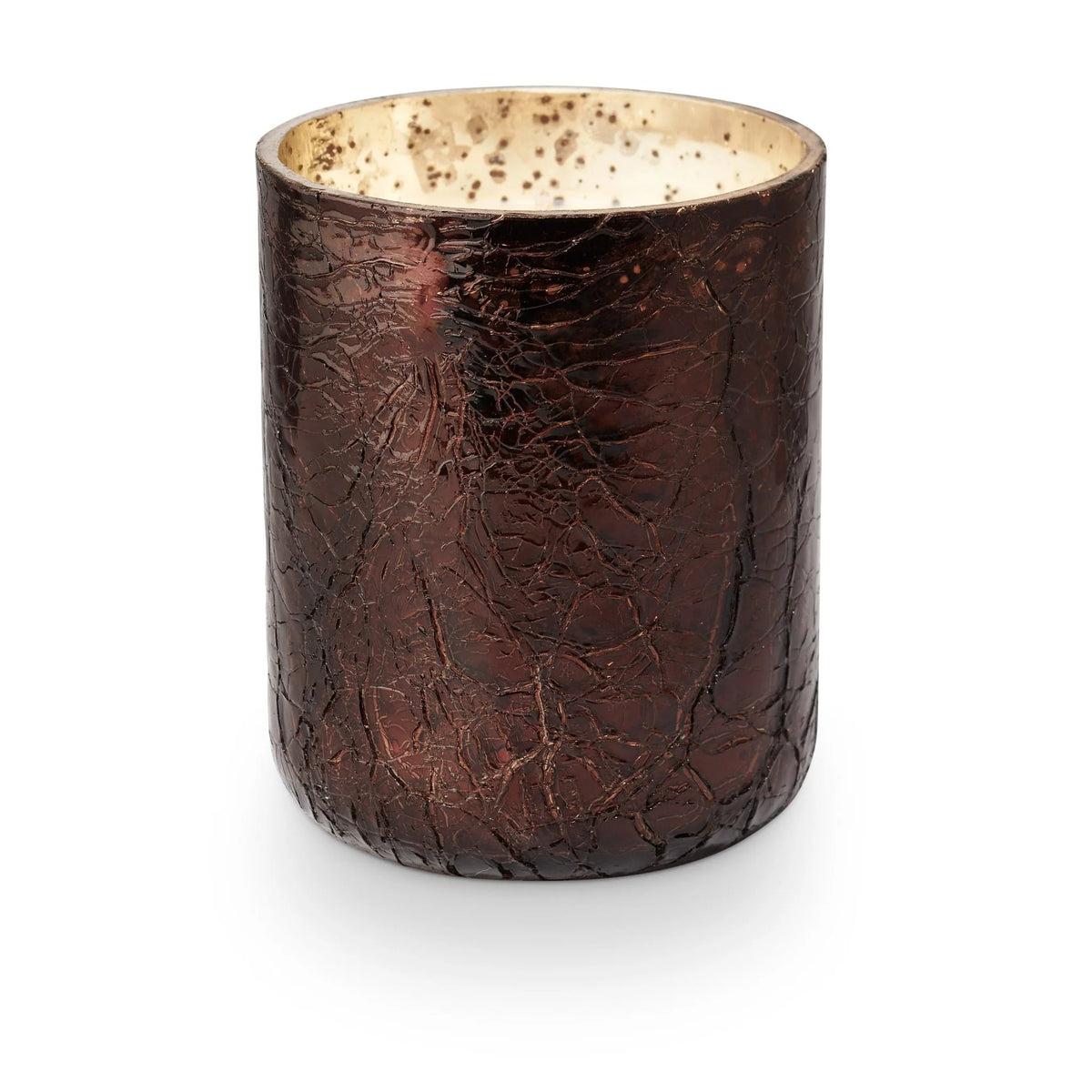 ILLUME MIDNIGHT PUMPKIN SMALL BOXED CRACKLE GLASS CANDLE