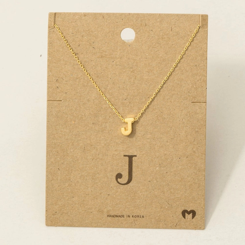 PERSONALIZED DAINTY LETTER INITIAL JEWELRY NECKLACES