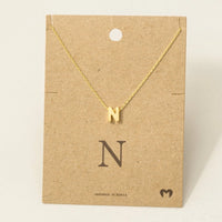 PERSONALIZED DAINTY LETTER INITIAL JEWELRY NECKLACES