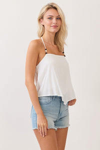 HALTER NECK FLOWY TOP