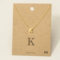 PERSONALIZED DAINTY LETTER INITIAL JEWELRY NECKLACES