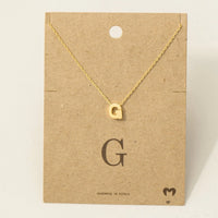 PERSONALIZED DAINTY LETTER INITIAL JEWELRY NECKLACES