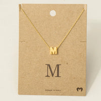 PERSONALIZED DAINTY LETTER INITIAL JEWELRY NECKLACES