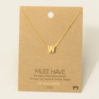 PERSONALIZED DAINTY LETTER INITIAL JEWELRY NECKLACES