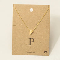 PERSONALIZED DAINTY LETTER INITIAL JEWELRY NECKLACES