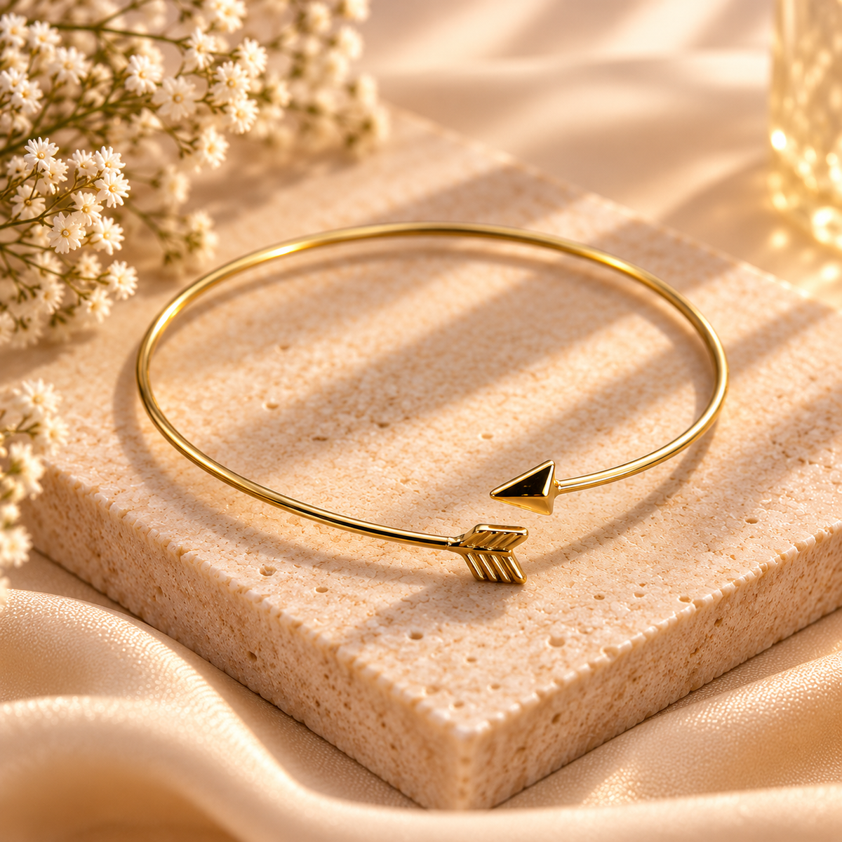 BRASS ARROW CUFF BRACELET