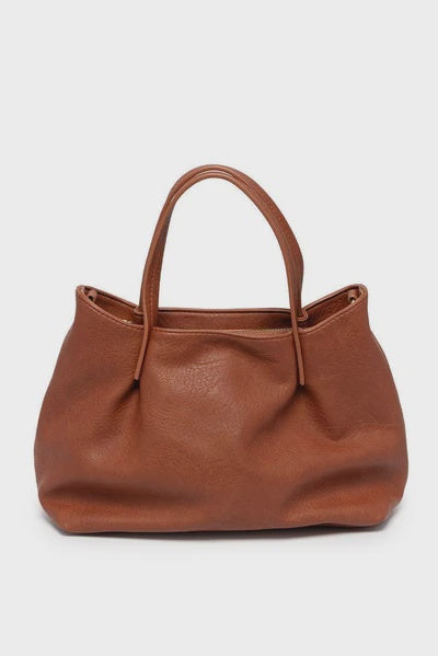 NIKI PLEATED SATCHEL CROSSBODY