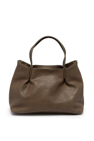 NIKI PLEATED SATCHEL CROSSBODY
