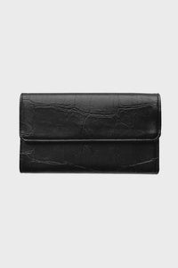 FAUX CROC MARNIE MINI TRI FOLD WALLET