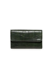 FAUX CROC MARNIE MINI TRI FOLD WALLET