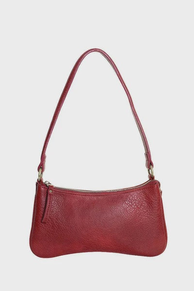 NICOLETTE CURVED TOPZIP SHOULDER CROSSBODY