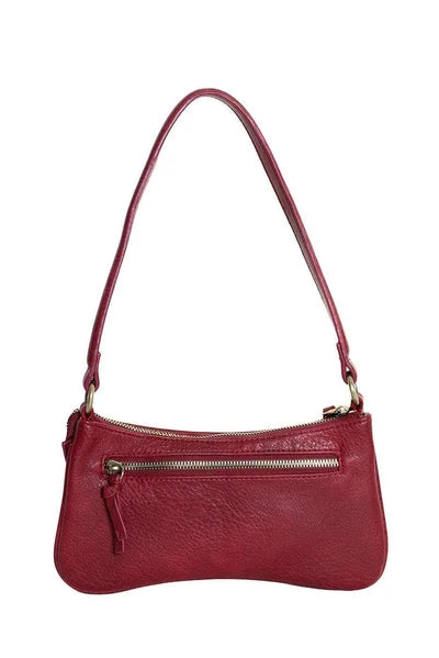 NICOLETTE CURVED TOPZIP SHOULDER CROSSBODY