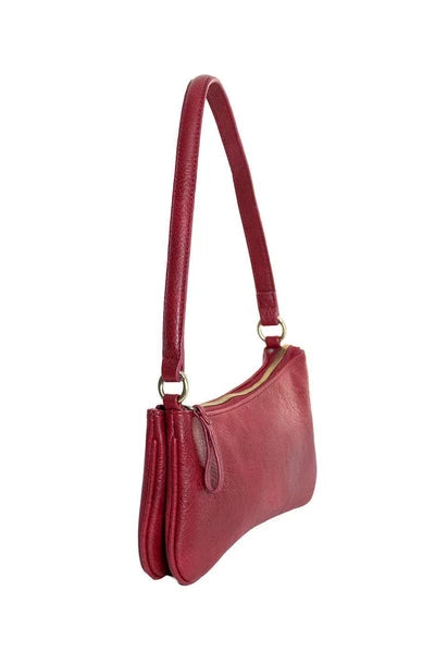 NICOLETTE CURVED TOPZIP SHOULDER CROSSBODY
