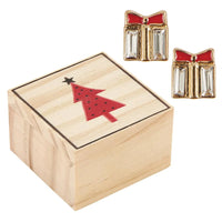 TREASURE BOX EARRINGS - TI'S THE SEASON