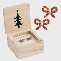 TREASURE BOX EARRINGS - WINTER WONDERLAND
