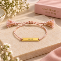 JOY IN A JAR INSPIRATIONAL THREAD BRACELET ADJUSTABLE