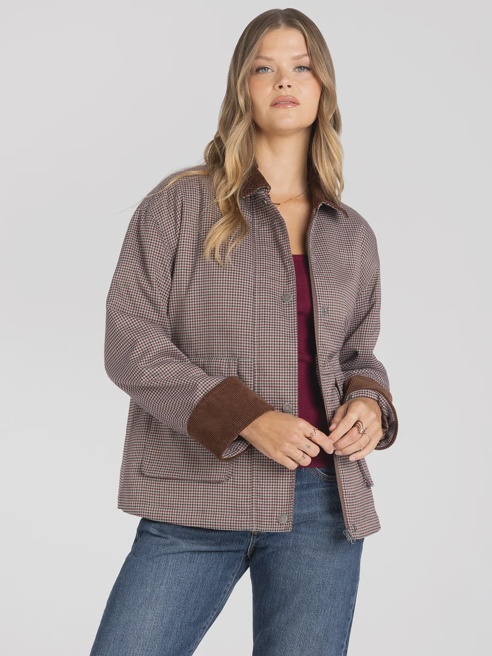 THREAD & SUPPLY ORCHARD PLAID JACKET