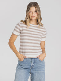 THREAD AND SUPPLY WELLES STRIP SWEATER