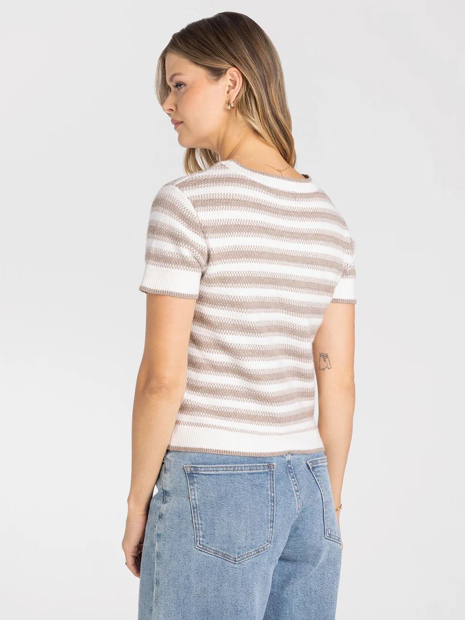 THREAD AND SUPPLY WELLES STRIP SWEATER