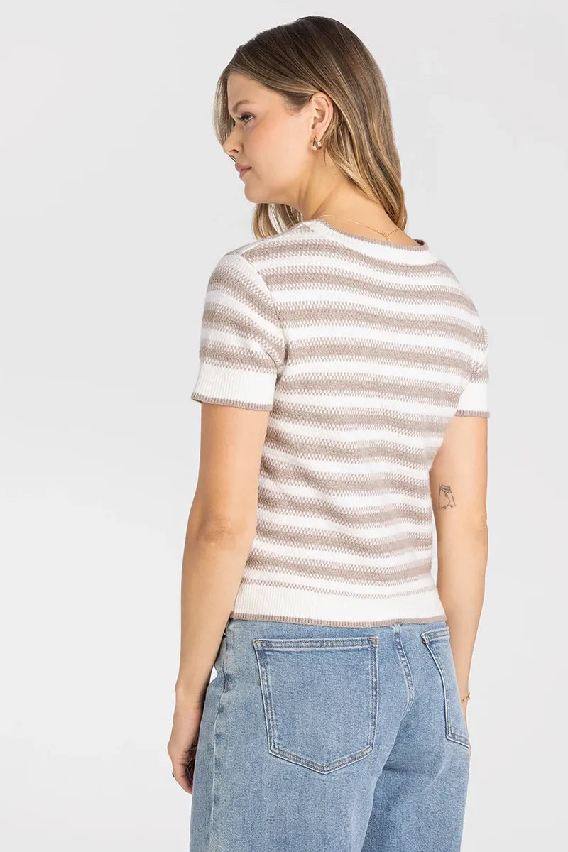 THREAD AND SUPPLY WELLES STRIP SWEATER
