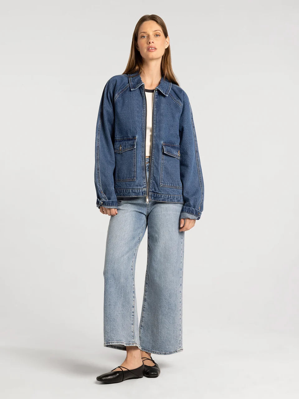 THREAD & SUPPLY SADDLE BARN DENIM JACKET
