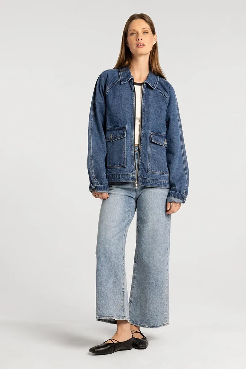 THREAD & SUPPLY SADDLE BARN DENIM JACKET