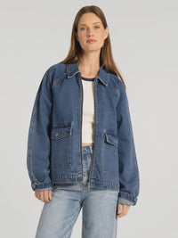 THREAD & SUPPLY SADDLE BARN DENIM JACKET