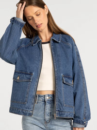 THREAD & SUPPLY SADDLE BARN DENIM JACKET