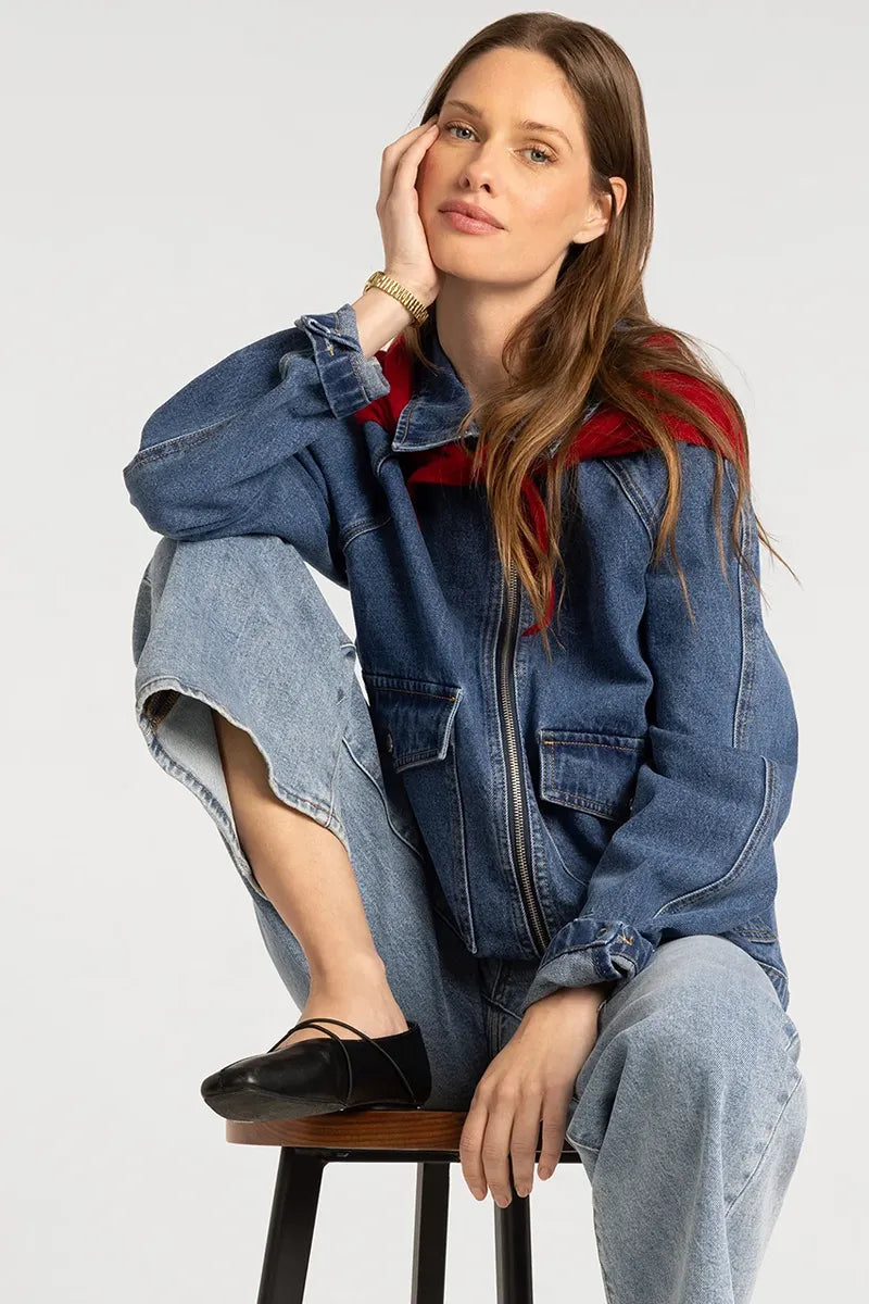 THREAD & SUPPLY SADDLE BARN DENIM JACKET