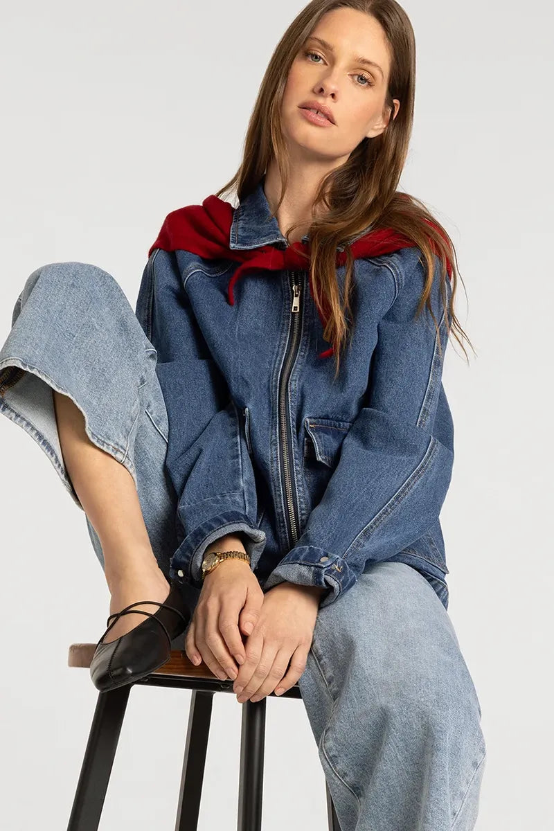 THREAD & SUPPLY SADDLE BARN DENIM JACKET