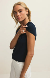 JUNIE COTTON BASIC TEE