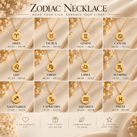 ZODIAC SIGN NECKLACE GOLD