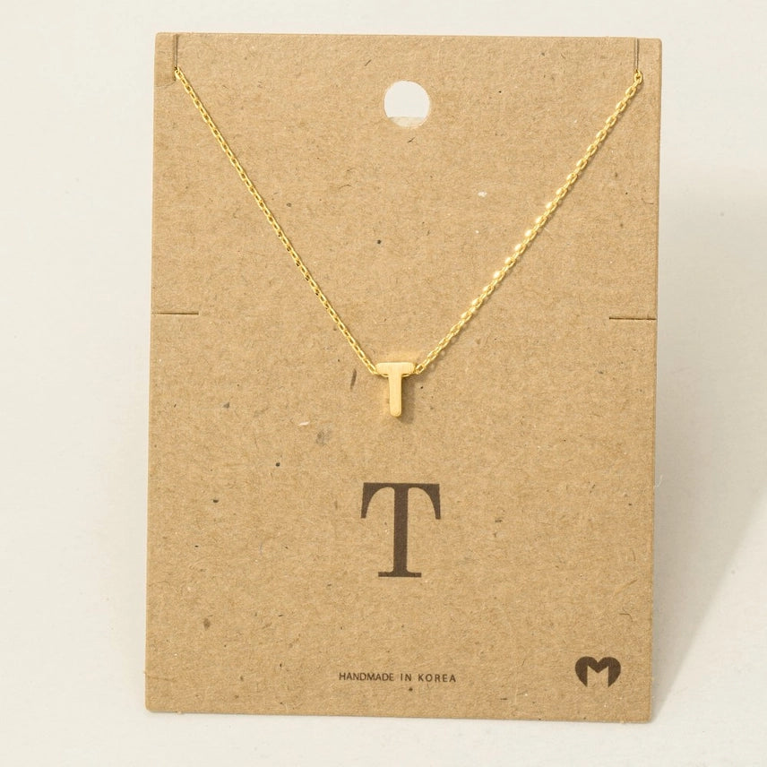 PERSONALIZED DAINTY LETTER INITIAL JEWELRY NECKLACES